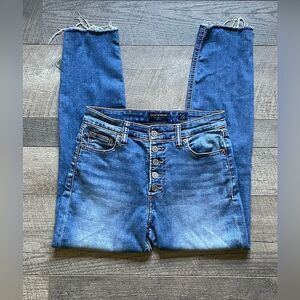 Women’s Lucky Jeans, Frayed-Hem, “Bridgette”, High-Rise, Skinny Jeans. Size 4/27